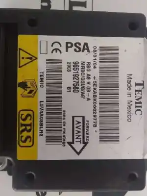 Автозапчасти б/у блок управления подушками безопасности за citroen c3 (2002->) 1.4 hdi 92 exclusive [1.4 ltr. - 66 kw hdi cat (8hy / dv4ted4)] ссылки oem iam 9651927580  