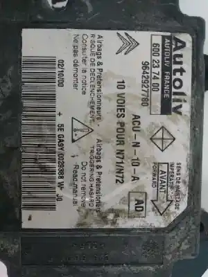 Recambio de automóvil de segunda mano de centralita airbag para citroen xsara berlina * referencias oem iam 9642927780  