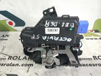 Second-hand car spare part front right door lock for skoda octavia ii (1z3) 1.9 tdi oem iam references 
