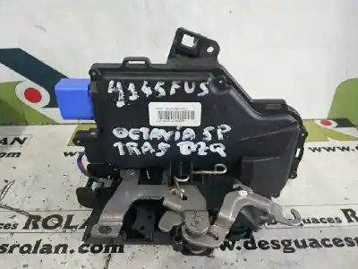 Second-hand car spare part rear left door lock for skoda octavia ii (1z3) 1.9 tdi oem iam references 