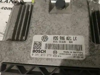Second-hand car spare part ecu engine control for seat leon (1p1) reference oem iam references 03g906021lk  