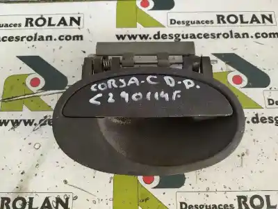 Peça sobressalente para automóvel em segunda mão puxador exterior frente direito por opel corsa c club referências oem iam 