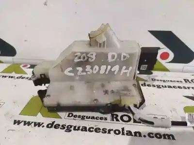 Peça sobressalente para automóvel em segunda mão fechadura da porta dianteira direita por peugeot 208 business line referências oem iam 