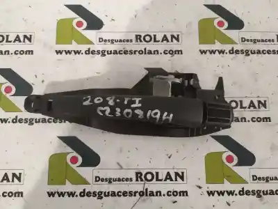 Peça sobressalente para automóvel em segunda mão puxador exterior traseiro esquerdo por peugeot 208 business line referências oem iam 