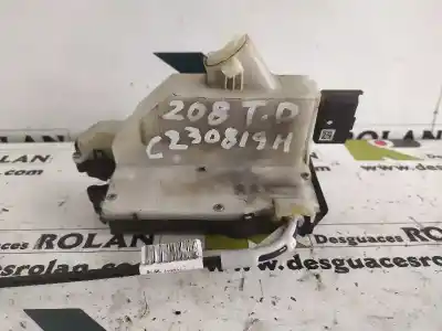 Peça sobressalente para automóvel em segunda mão fechadura da porta traseira direita por peugeot 208 business line referências oem iam 