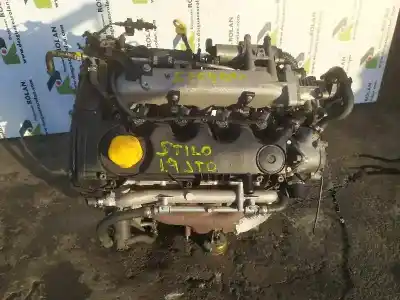 Second-hand car spare part complete engine for fiat stilo (192) 1.9 jtd cat oem iam references 192a1000