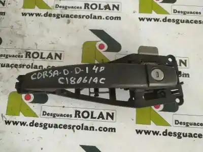 Автозапчастина б/у ліва передня зовнішня ручка для opel corsa d cosmo посилання на oem iam 