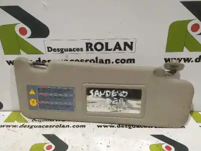 Peça sobressalente para automóvel em segunda mão para-sol direito por dacia sandero ambiance referências oem iam 