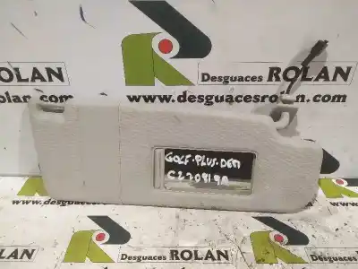 Recambio de automóvil de segunda mano de Parasol Derecho para VOLKSWAGEN GOLF PLUS V (5M1, 521) 1.6 TDI referencias OEM IAM   