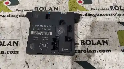 Peça sobressalente para automóvel em segunda mão módulo eletrônico por mercedes-benz clase e (w211) e 240 (211.061) referências oem iam 2118201526