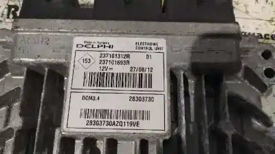 Second-hand car spare part ecu engine control for renault twingo authentique oem iam references 237101312r  