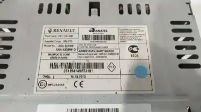 Peça sobressalente para automóvel em segunda mão sistema de áudio / rádio cd por renault clio iv authentique referências oem iam 281154149r  