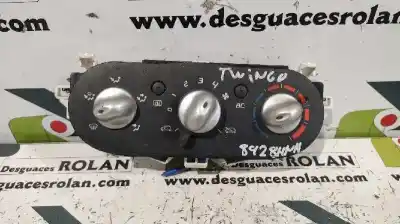 Peça sobressalente para automóvel em segunda mão comando de sofagem (chauffage / ar condicionado)  por renault twingo authentique referências oem iam 
