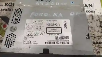 Автозапчасти б/у аудиосистема / радио cd за ford ka (ccu) 1.2 8v cat ссылки oem iam 7355597070  