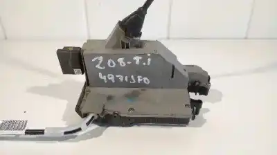 Second-hand car spare part rear left door lock for peugeot 208 style oem iam references 