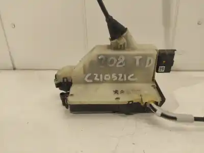 Peça sobressalente para automóvel em segunda mão fechadura da porta traseira direita por peugeot 208 access referências oem iam 9812501180