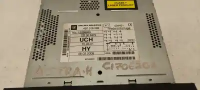 Recambio de automóvil de segunda mano de sistema audio / radio cd para opel astra h berlina 1.7 16v cdti referencias oem iam 497316088  