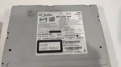 Second-hand car spare part gps navigation system for seat leon (5f1) fr oem iam references 5f0035846  5f0919603a