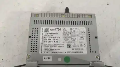 Pezzo di ricambio per auto di seconda mano impianto audio / radio cd per opel corsa e selective riferimenti oem iam 42554704  