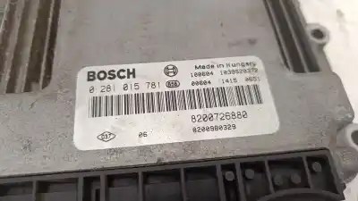 Second-hand car spare part ecu engine control for renault laguna iii (bt0/1) 2.0 dci (bt01, bt08, bt09, bt0e, bt0k, bt12, bt1c, bt1d,... oem iam references 8200726880  0281015781