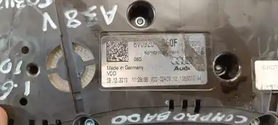 Peça sobressalente para automóvel em segunda mão quadrante por audi a3 sportback (8va) ambiente referências oem iam 8v0920860f  