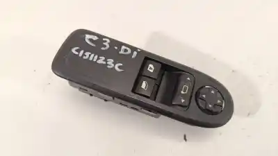 Peça sobressalente para automóvel em segunda mão botão / interruptor elevador vidro dianteiro esquerdo por citroen c3 collection referências oem iam 96637530xt