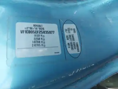 Second-hand car spare part bonnet for renault clio ii fase ii (b/cb0) dynamique oem iam references   