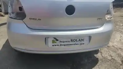 Second-hand car spare part REAR BUMPER for VOLKSWAGEN POLO (6R1)  OEM IAM references 6R6 807 421 BH  