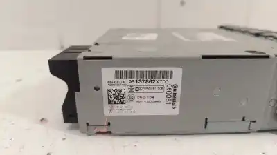 Second-hand car spare part audio system / radio cd for citroen berlingo multispace (b9) 1.6 bluehdi 100 oem iam references 98137862xt  