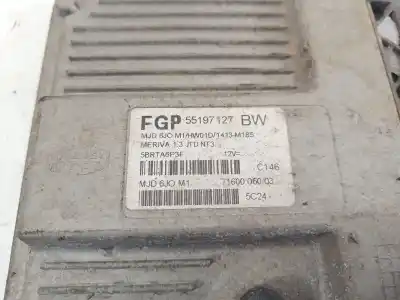 Second-hand car spare part ecu engine control for opel meriva cosmo oem iam references 55197127  