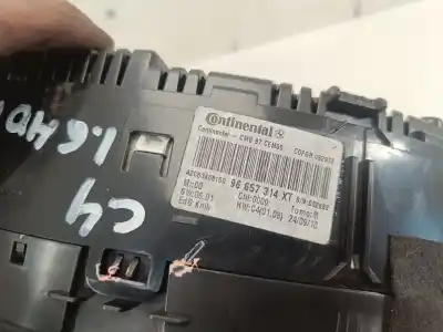 Автозапчасти б/у приборная доска за citroen c4 ii (nc_) 1.6 hdi 90 ссылки oem iam 96657314xt  