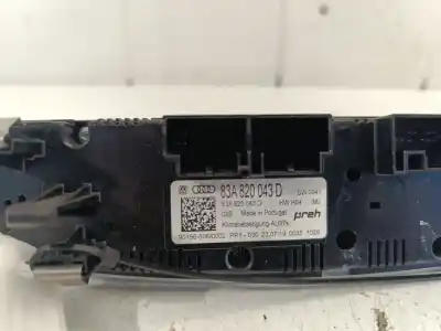 Автозапчасти б/у климат-контроль за audi q3 (f3b) 35 tdi ссылки oem iam 83a820043d  