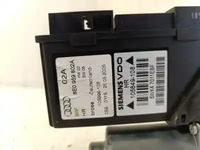 Peça sobressalente para automóvel em segunda mão motor elevador vidro traseiro direito por audi a4 avant (8e) 2.0 tdi referências oem iam 8e0959802a  