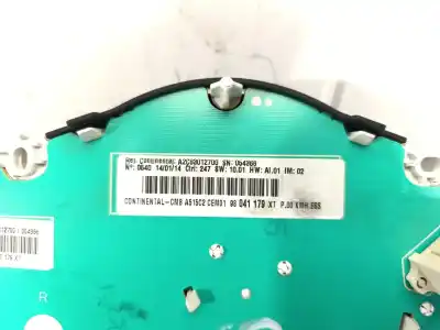 Second-hand car spare part dashboard for citroen c3 ii (sc_) 1.0 vti 68 oem iam references 98041179xt  98041179xt