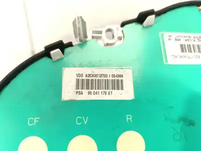 Second-hand car spare part dashboard for citroen c3 ii (sc_) 1.0 vti 68 oem iam references 98041179xt  98041179xt