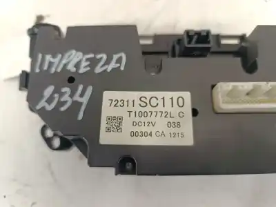 Автозапчастина б/у клімат-контроль для subaru impreza fastback (gr, gh, g3) 2.0 d awd посилання на oem iam 72311sc110  