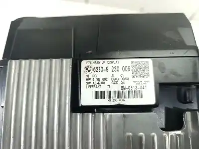 Second-hand car spare part multifunction display for bmw x6 (e71, e72) xdrive 40 d oem iam references 62 30 9 262 183  62309230006
