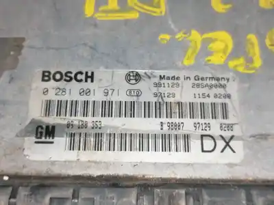 Pezzo di ricambio per auto di seconda mano centralina motore per opel astra g berlina astra g riferimenti oem iam 0281001971  09180353