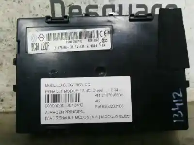 Peça sobressalente para automóvel em segunda mão módulo eletrônico por renault modus 1.5 dci diesel referências oem iam 8200200106  216769660h