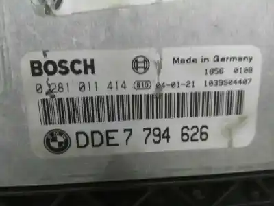 Second-hand car spare part ecu engine control for bmw x3 (e83) 3.0 turbodiesel cat oem iam references 0281011414 1039s04407 dde7794626