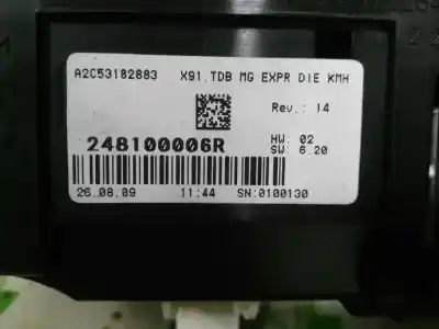 Peça sobressalente para automóvel em segunda mão quadrante por renault laguna iii dynamique referências oem iam 248100006r 248100003r a2c53182883