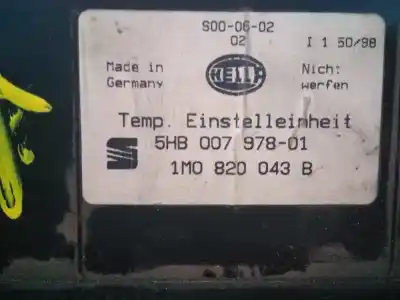 İkinci el araba yedek parçası iklim kontrolü için seat toledo (1m2) signum oem iam referansları 1m0820043b  5hb00797801
