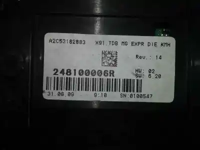 Second-hand car spare part dashboard for renault laguna iii expression oem iam references 248100006r 248100003r a2c53182883