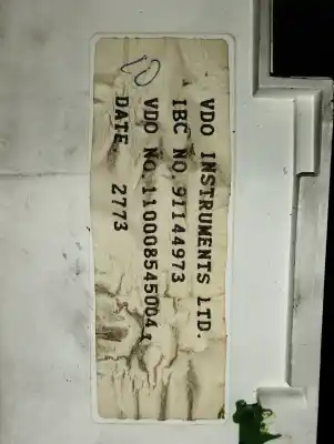 Peça sobressalente para automóvel em segunda mão quadrante por opel frontera a 2.0 referências oem iam 91144973  