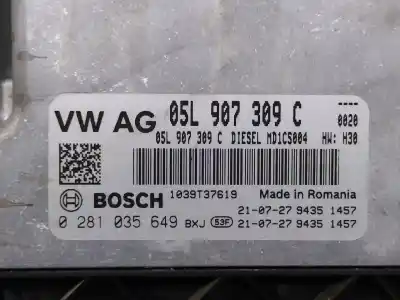 Pezzo di ricambio per auto di seconda mano centralina motore per seat leon (kl1) fr riferimenti oem iam 05l907309c  
