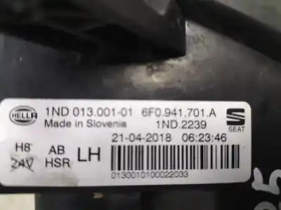 Автозапчасти б/у левая противотуманная фара за seat ibiza v (kj1, kjg) 1.6 tdi ссылки oem iam 6f0941701a  