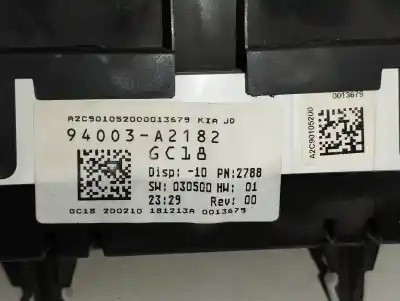 Pezzo di ricambio per auto di seconda mano pannello degli strumenti per kia cee´d (jd) 1.4 cvvt riferimenti oem iam 94003a2182  