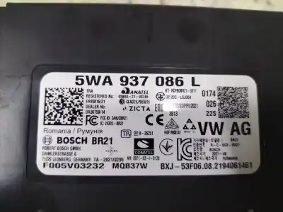 Second-hand car spare part electronic module for seat leon (kl1) fr oem iam references 5wa937086l f005v03232 br21