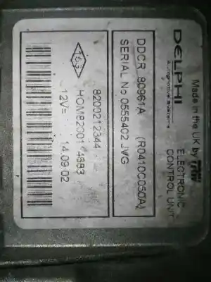 Second-hand car spare part ecu engine control for renault clio ii fase ii (b/cb0) 1.5 dci diesel oem iam references hom8200114683 0555402jvg 8200212344