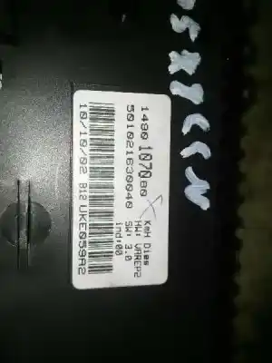 Peça sobressalente para automóvel em segunda mão quadrante por citroen c8 2.2 hdi 16v premier ii referências oem iam 1490107080  501021630040